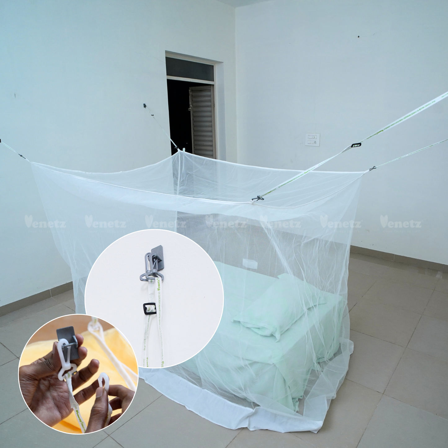 30 Seconds Mosquito Net For Three Person