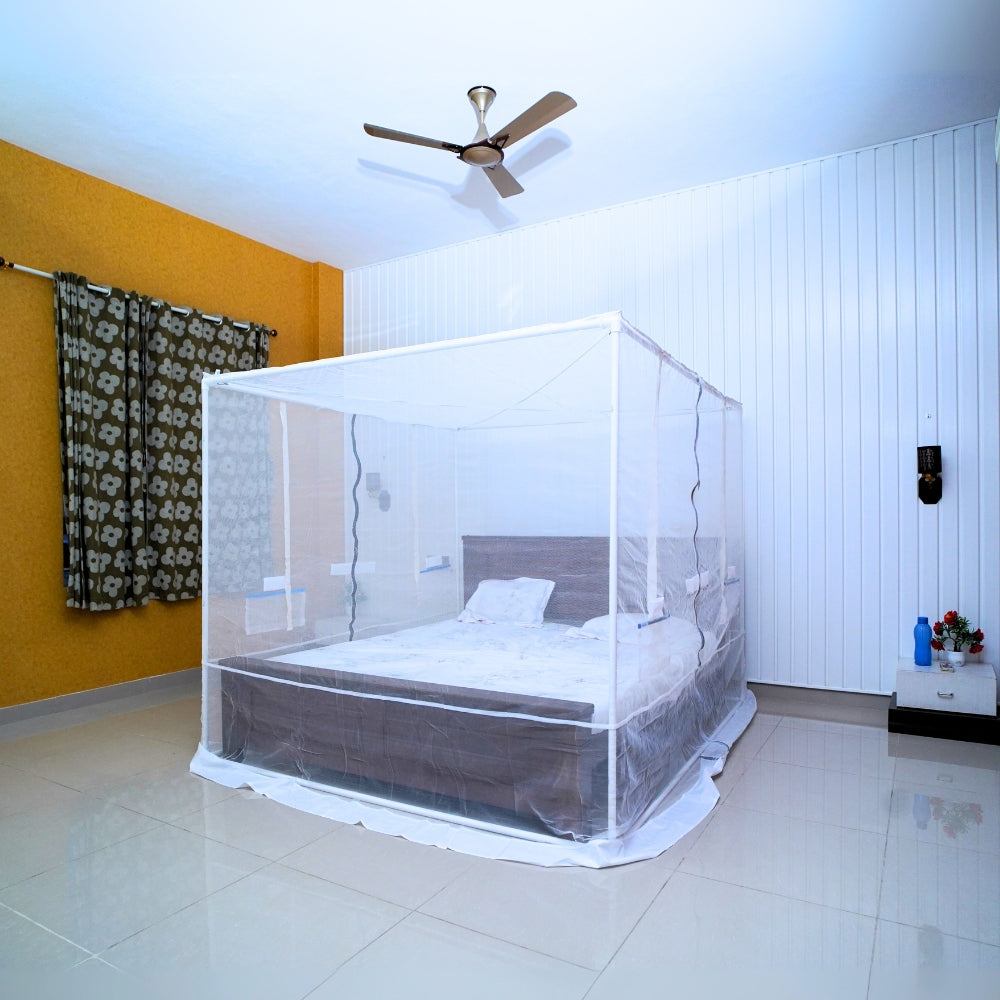 King Size Cot 81” × 87” × 69” (B × L × H)