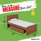 Single Cot - 39” × 81” × 69” (B × L × H)
