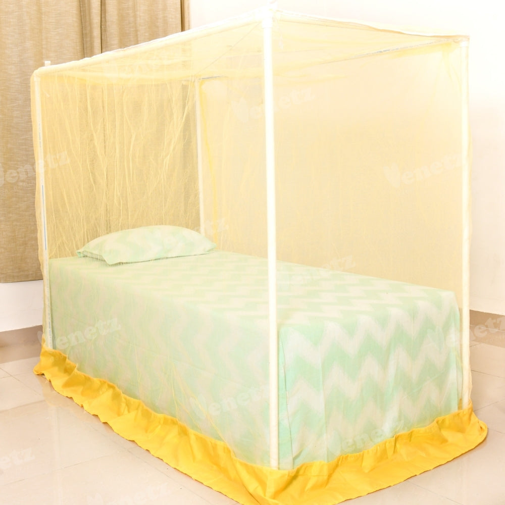 Single Cot - 39” × 81” × 69” (B × L × H)