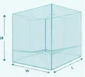 Custom mosquito net dimension diagram